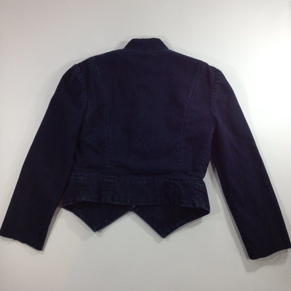 Ralph Lauren Sz 2 Black Label Blue Jean Jacket - Picture 4 of 11